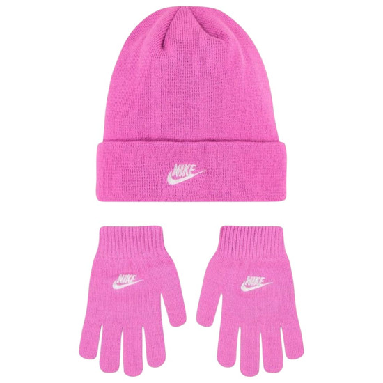 Nike Παιδικό σετ σκουφάκι & γάντια Futura Beanie/Gloves Set Nike Παιδικό σετ σκουφάκι & γάντια Futura Beanie/Gloves Set